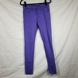 Second yoga jeans purple skinny jeans 29